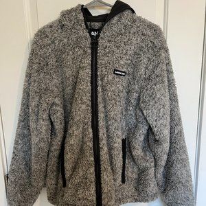 Land's End Men's Small Zip-Up Hoodie (Teddy Bear)